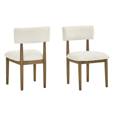 Chaises d'appoint rembourrées en tissu Sherpa