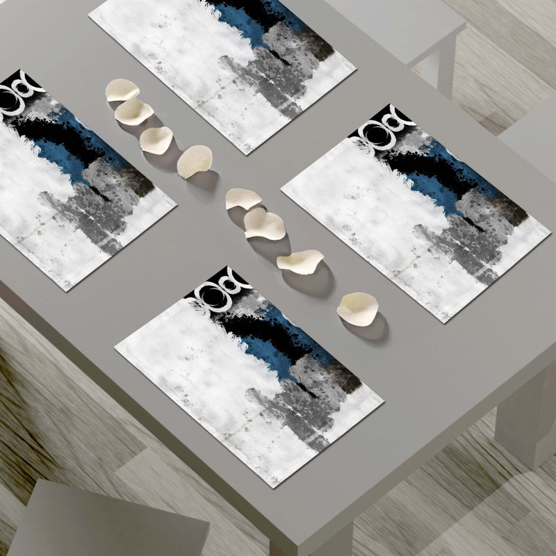 Napperon abstrait en polyester