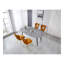 Table extensible, table à manger, pieds en métal