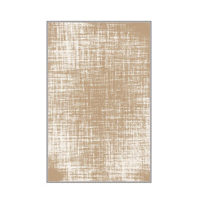 Stylish Hall Carpet (3.3 x 6.6 ft), 100% Polyester, 0.3 in Pile Height | Antibacterial, Non-Slip PVC Felt Dot Underside | Machine Washable, 3D Digital Print, Durable & Easy to Clean | Perfect for Entryway & Living Areas