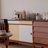 Nordic mid-style solid wood sideboard