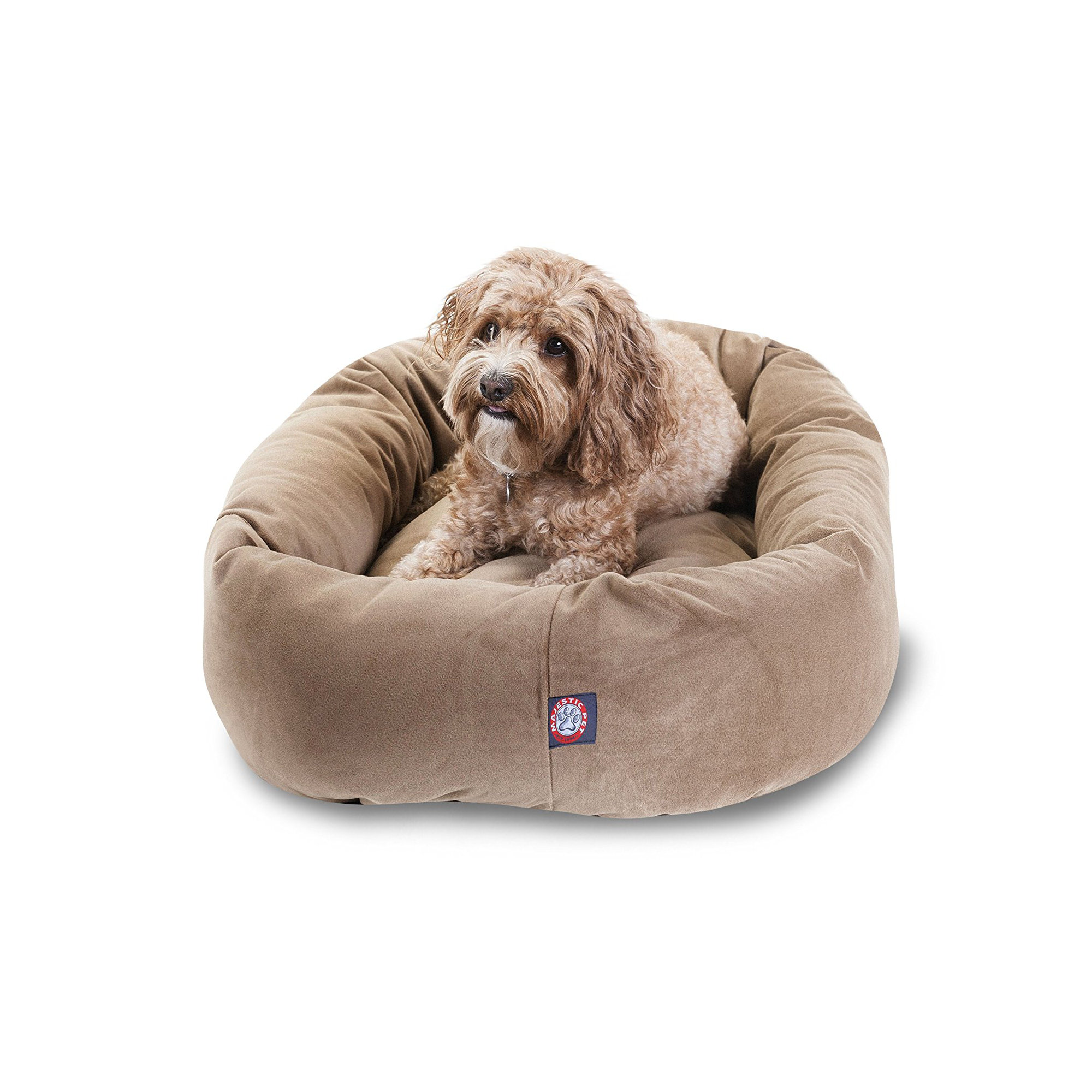 Pet Bed, Medium (18" W x 32" D x 8" H), Stone