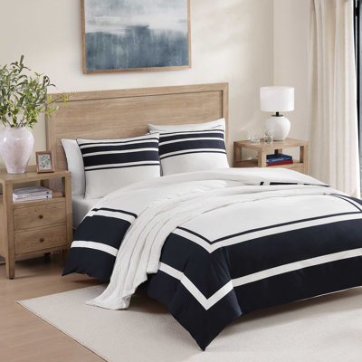 Ensemble de housse de couette en coton Tommy Hilfiger Park Avenue