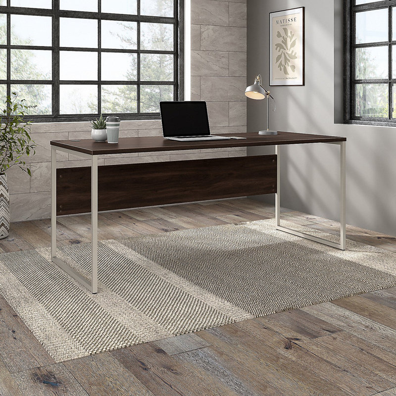 Hybrid 4 Piece Writing Desk Office Set, 30" H x 71" W x 29" D