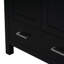 Meuble-lavabo noir 30 po avec lavabo simple-367996452