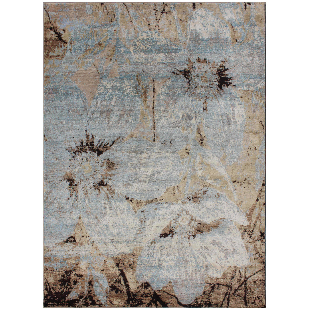 Geometric Hand Knotted 154cm X 215cm Area Rug