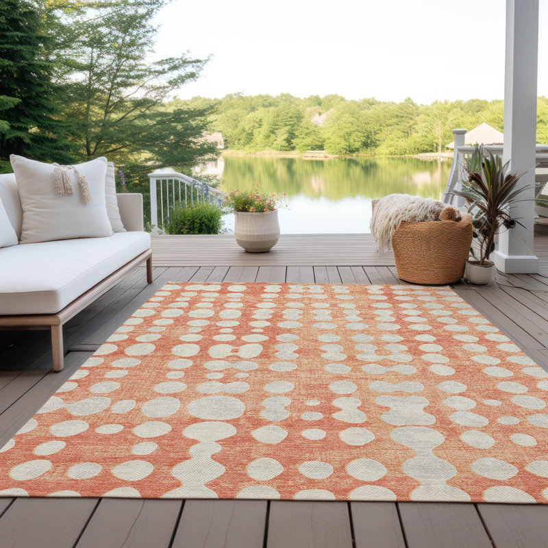 Zakye Indoor / Outdoor Rug, Rectangle 5' x 7'6"