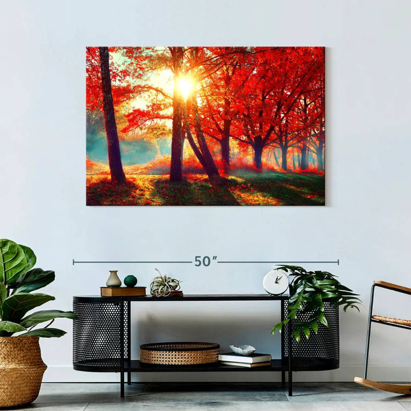 Paysage d'automne éthéré Alvord, H 30 po x l 45 po