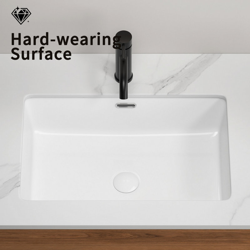 Undermount Sink, Ceramic Sink For Bathroom