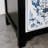 Hand-Painted Pine Cabinet with Two Drawers