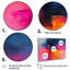 Fuchsia lever de soleil - ensemble d'art abstrait mural-470736792-470736796