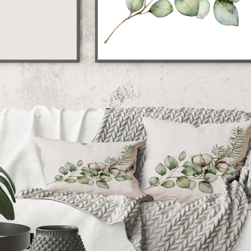 Floral Throw Pillow