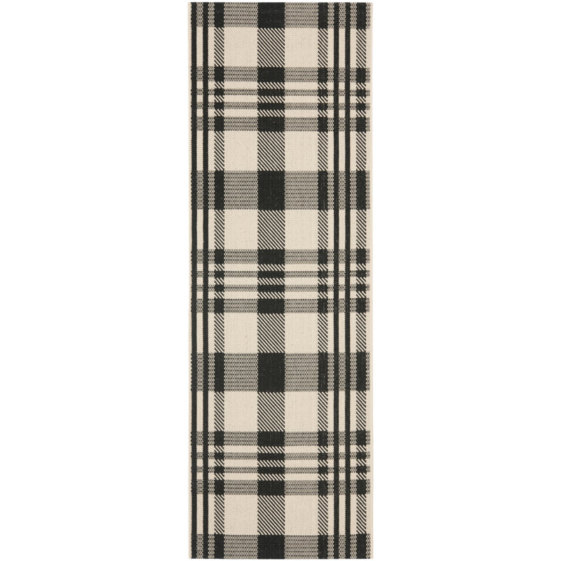 Tapis d'intérieur / extérieur à motif écossais Lakeeva Performance, Tapis de couloir 2 pi 3 po x 5 pi