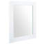 Miroir mural moderne blanc 12 po x 16 po