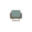 Barksdale Velvet Armchair-41072606