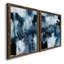 Composition in Blue I - Reproduction d'art sur toile encadrée-27544443-27544442