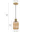 1 - Light Copper Chandelier Pendant
