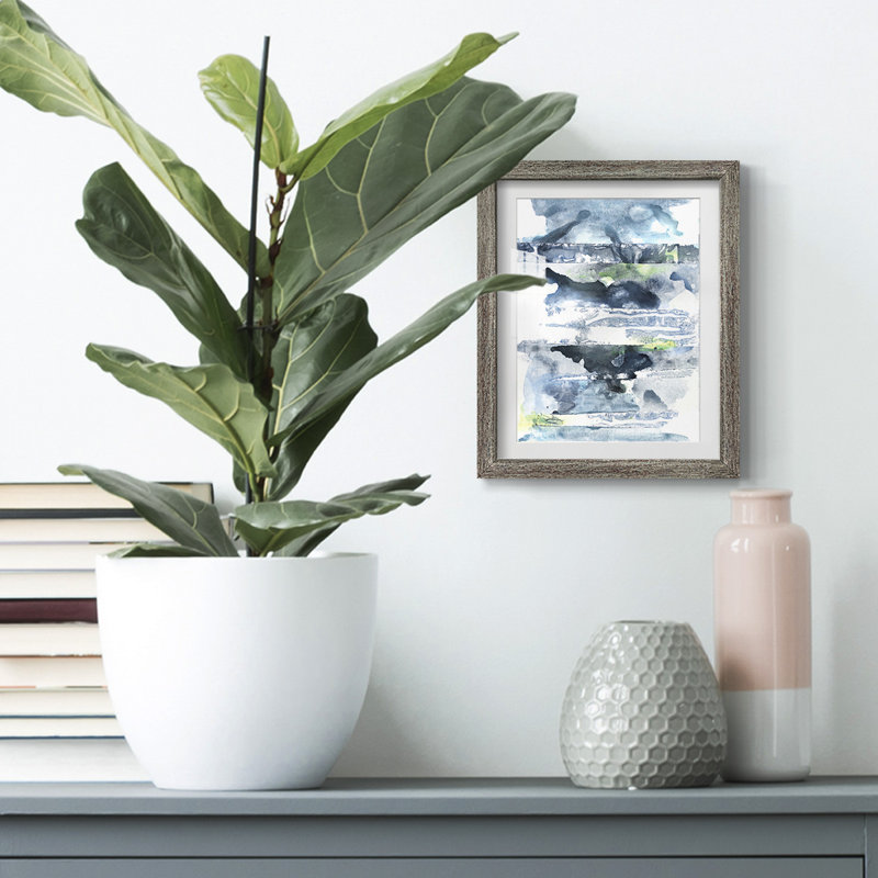 Blue Memories II -Framed Print