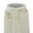 Ceramic Textured Crosshatch Decorative White Vase