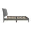 Lit plateforme en velours de style moderne 1pc-1524459501