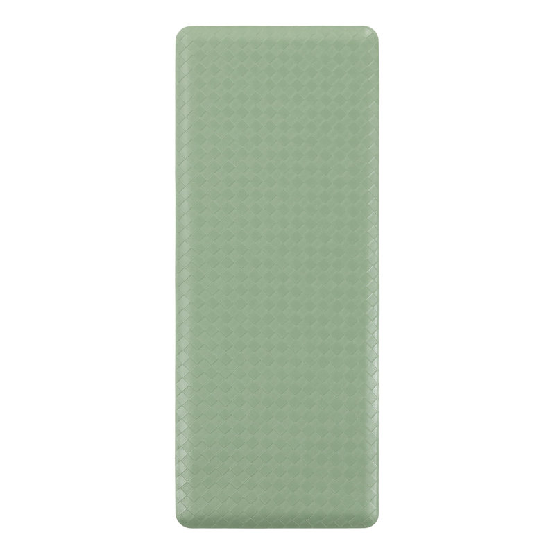 Tapis de cuisine antidérapant Bodella, Rectangle 2 pi x 5 pi, Vert