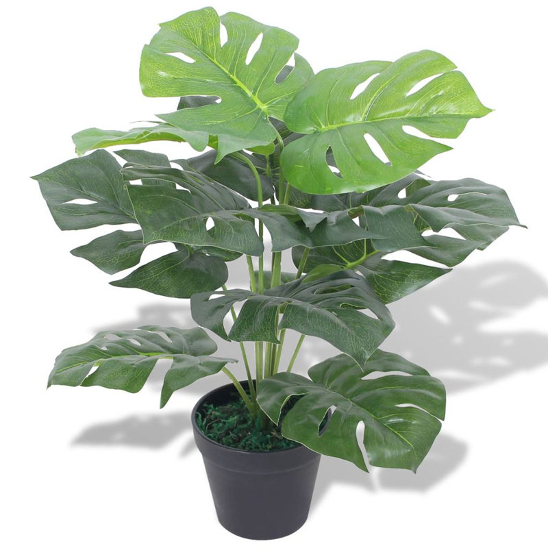 Faux Fern Plant in Pot, Green, 70cm
