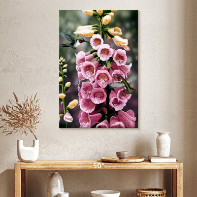 Harnek Hummingbirds Foxgloves