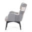 Vejle Upholstered Wingback Chair with Footstool