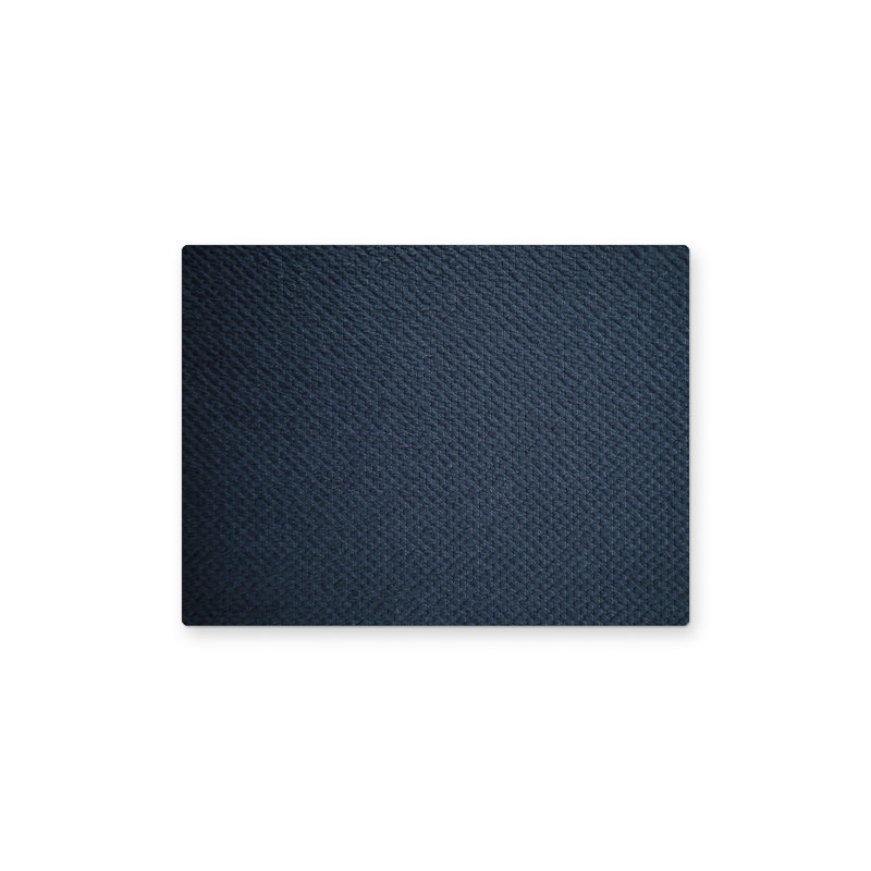 Navy Blue Drift Weave Indoor Outdoor Placemat, Blue
