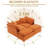 Ariaha 84.6'' Oversized Modular Combo Sofa with Ottoman-108468044