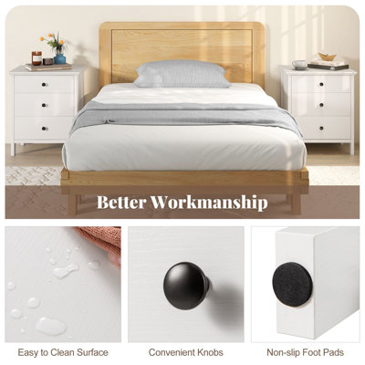 Nightstand with 3 Drawer