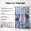 Seafaring Boat Motifs - Rideau de douche standard 1 pièce-1775925009