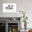 Impression d'art mural cheval traditionnel dynamique-2128810230