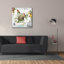 Toile épique Graffiti «Birdwatchers Dream 3» par Jean Plout, 37 po x 37 po-988386229