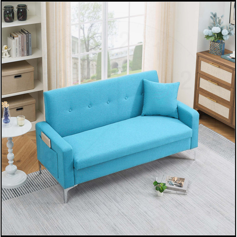 Canapé double confortable avec rangement intégré, pour les salons, les appartements et les bureaux à domicile dans les petits espaces