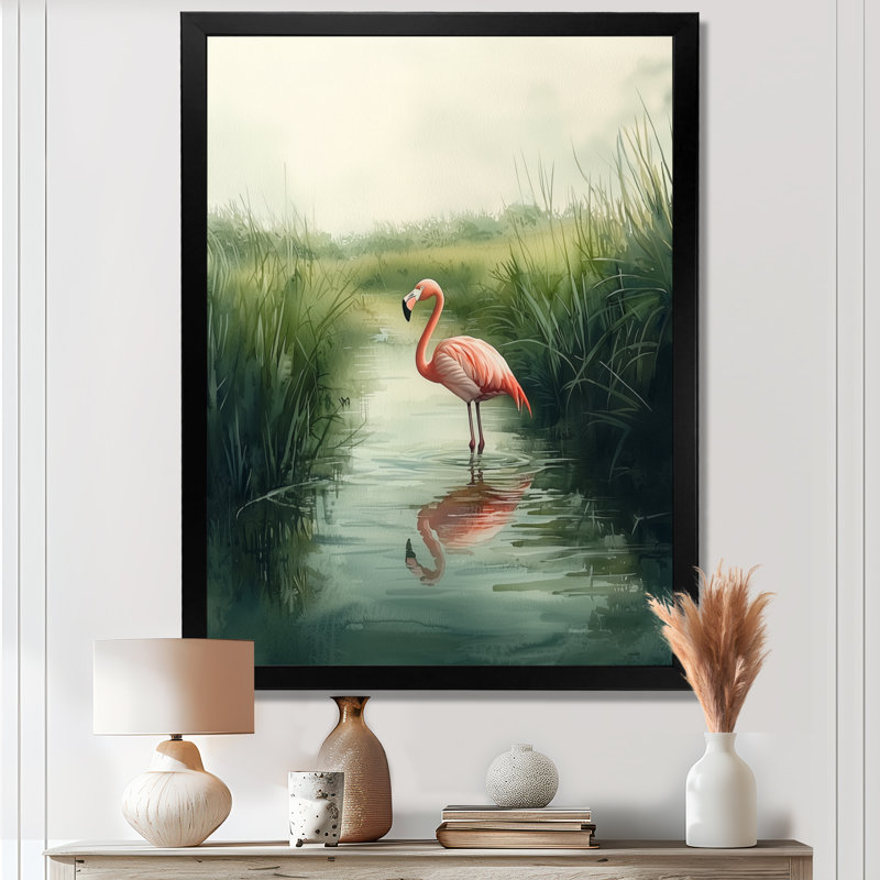Clenney - animaux, impressions sur toile, H 40 po x l 30 po, Noir, Reproduction encadrée d'une seule photo