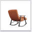 Chaise berçante pliante décontractée rembourrée, chaise berçante de détente réglable à haut dossier et repose-pieds-1633699338