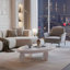 Table basse moderne ultrabrillante