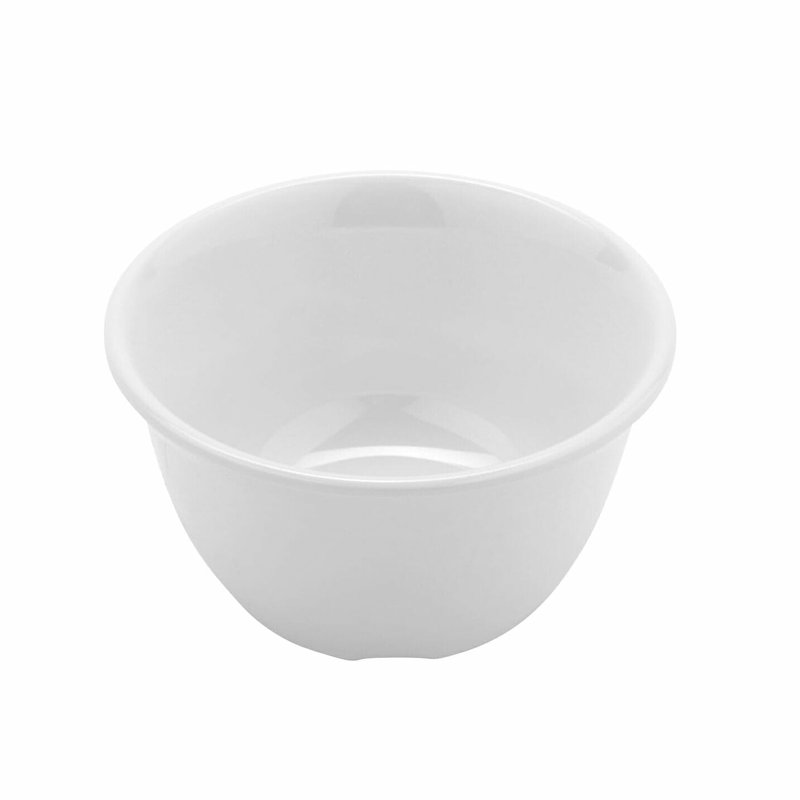 GET BC-70-DW Melamine Bouillon Cup / Bowl, 7 Ounce, Diamond White (Set of 12)