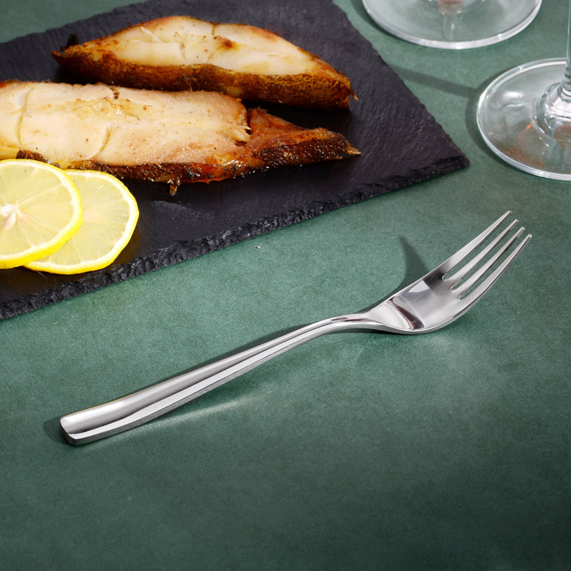 Velaze Series, 24-piece Silver Stainless Steel Cutlery Set, Service For 6