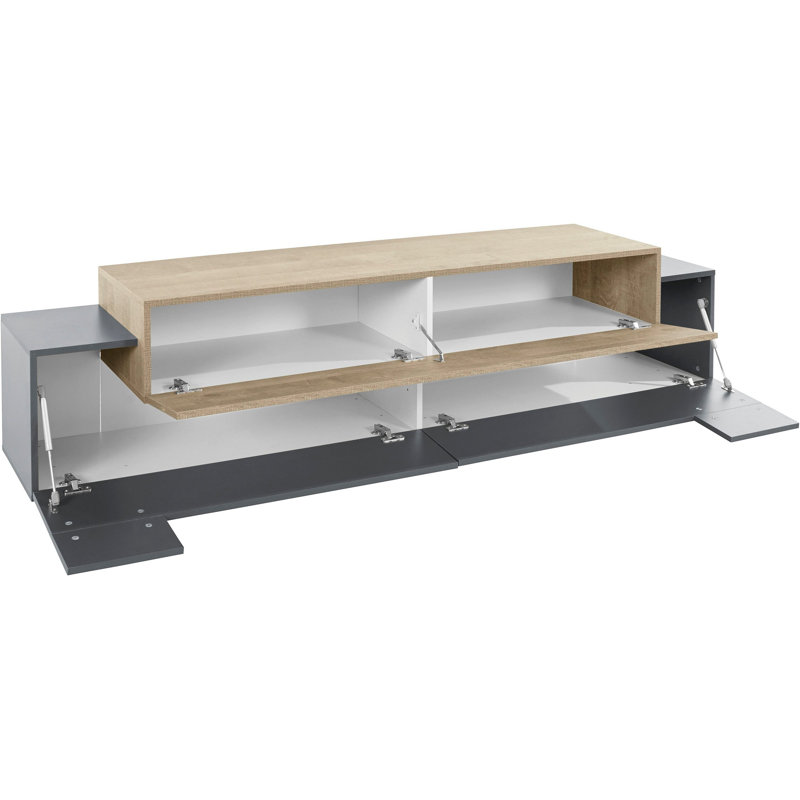 Aviyanah TV Stand And Entraitenment for TVs up to 75", Anthracite/Oak