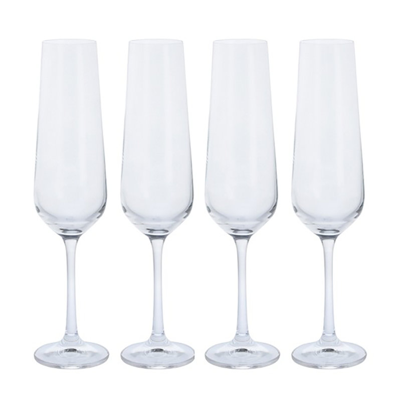 Dartington Crystal Cheers! 200ml Champagne Flute Set