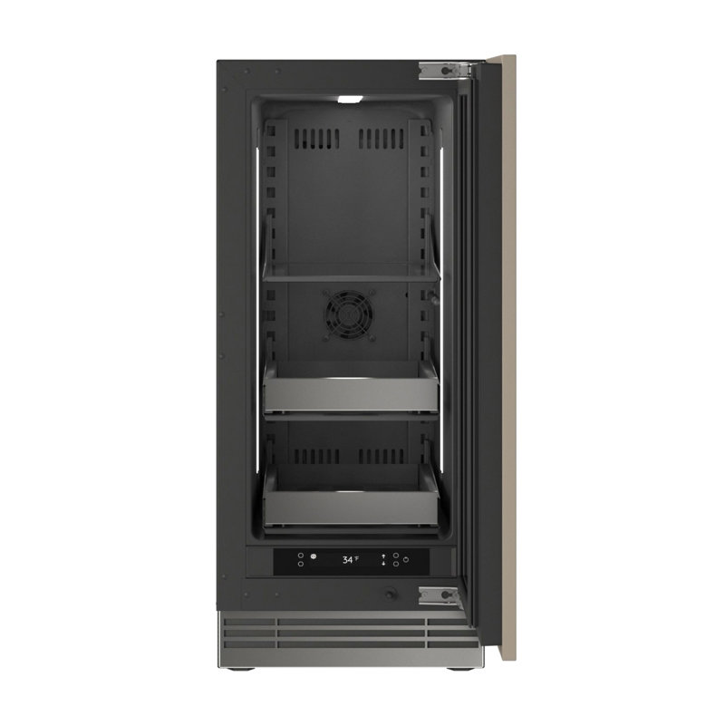 U-Line 15"W. Home 2.8 Cu.Ft. Beverage Center - Panel Ready, Panel Ready Glass Frame