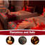 24 Pack LED Tea Lights, Red Light, Red Base-845682853-845682852