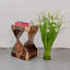 Burruss Solid Wood Tree Stump End Table