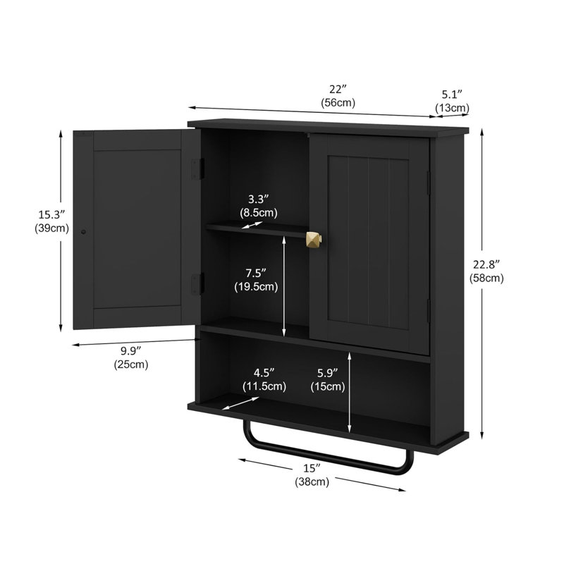 Mounting / Installation Required Bathroom Cabinet