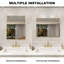 Miroir de salle de bain mural l 24 po x H 30 po Vela-954432096-954432110