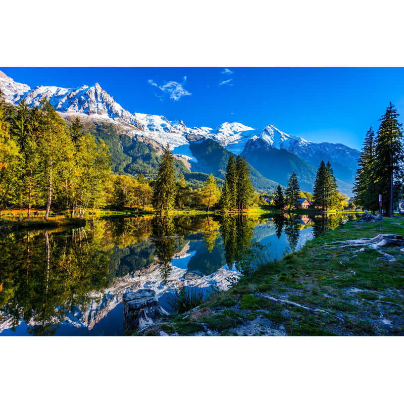 Alesia Snowy Alps - Wrapped Canvas Print, 30cm H x 46cm W x 3.8cm D