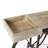 Broseley Metal 1 Shelf Bike Black Bar with Brown Wood Top