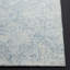 Tapis bleu / ivoire en laine et coton touffeté à la main Jaykon-438745139